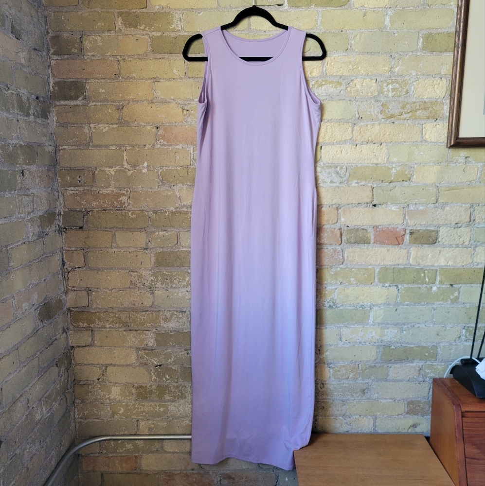 Blush Mark Lilac Spandex Maxi Dress Womens XL